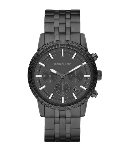 michael kors mid size runway watch|michael kors black chronograph watch.